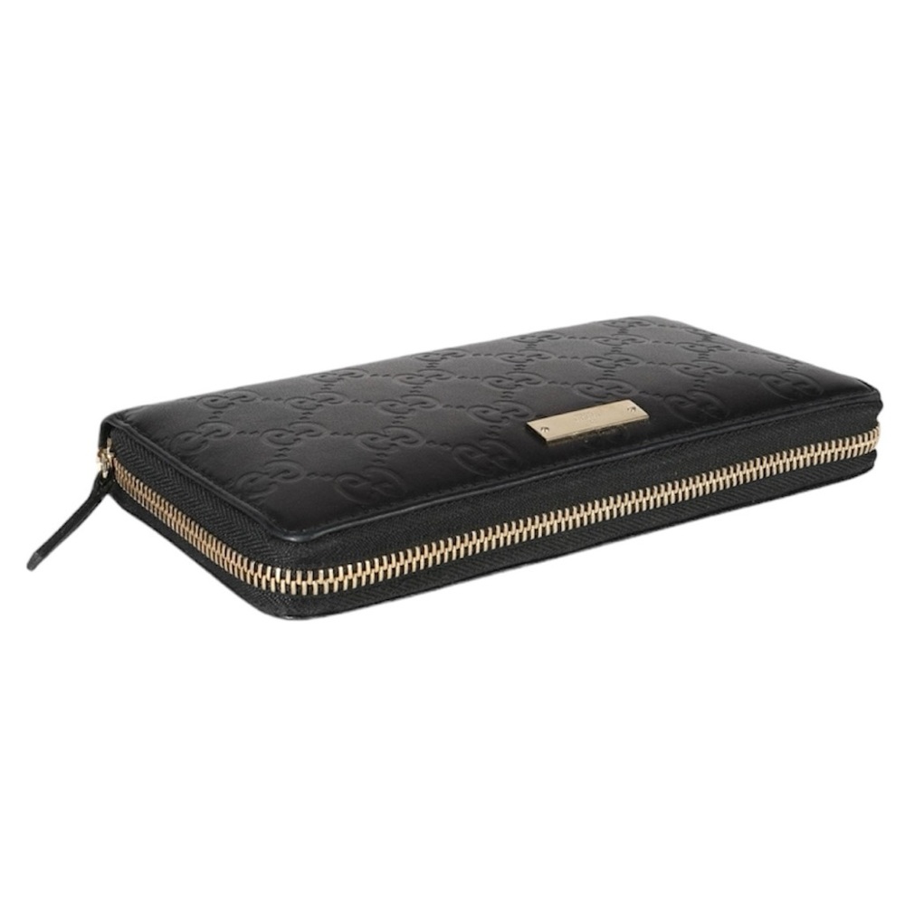 ❣️SOLD❣️GUCCI Guccissima Continental leather wallet